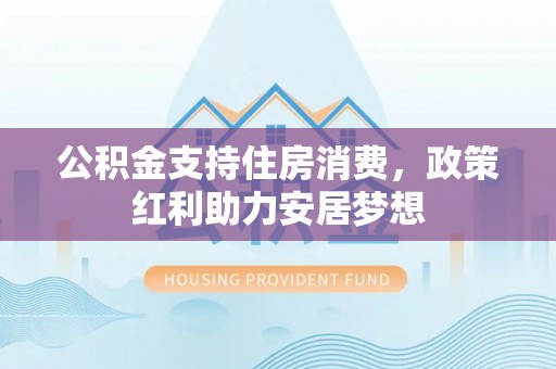 云林公积金支持住房消费，政策红利助力安居梦想
