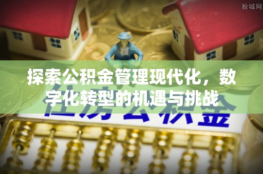云林探索公积金管理现代化，数字化转型的机遇与挑战