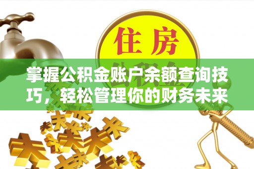云林掌握公积金账户余额查询技巧，轻松管理你的财务未来