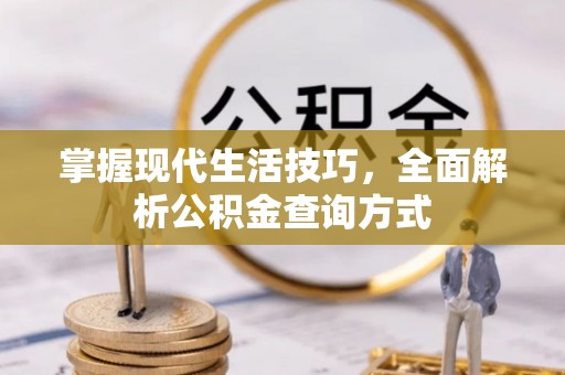 云林掌握现代生活技巧，全面解析公积金查询方式