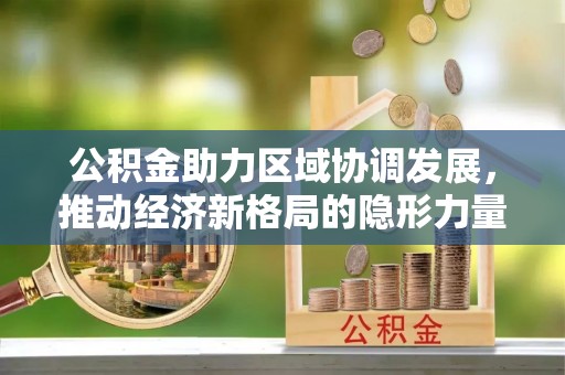 云林公积金助力区域协调发展，推动经济新格局的隐形力量