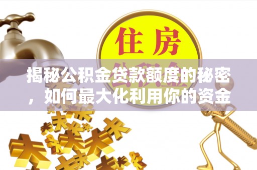 云林揭秘公积金贷款额度的秘密，如何最大化利用你的资金