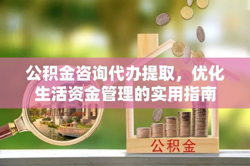 云林公积金咨询代办提取，优化生活资金管理的实用指南