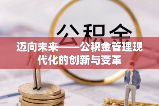 云林迈向未来——公积金管理现代化的创新与变革