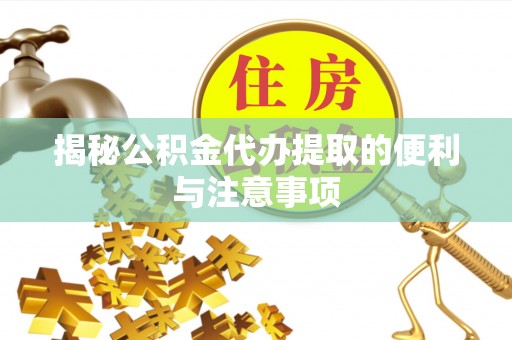 云林揭秘公积金代办提取的便利与注意事项
