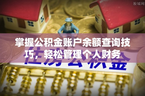 云林掌握公积金账户余额查询技巧，轻松管理个人财务