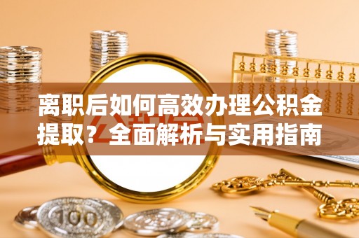 云林离职后如何高效办理公积金提取？全面解析与实用指南