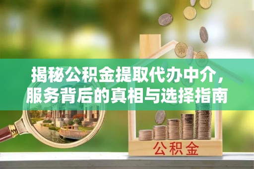 云林揭秘公积金提取代办中介，服务背后的真相与选择指南