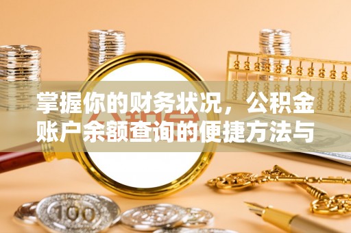 云林掌握你的财务状况，公积金账户余额查询的便捷方法与重要性