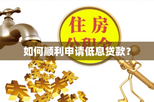 云林如何顺利申请低息贷款？