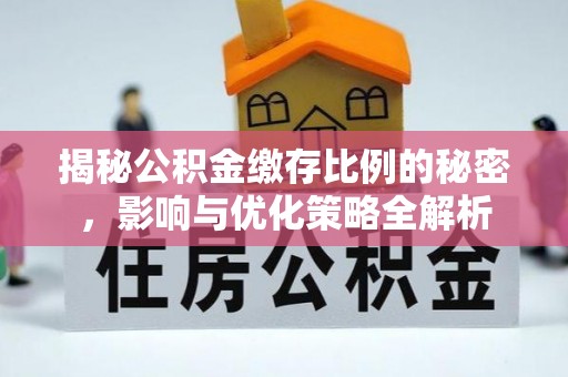 云林揭秘公积金缴存比例的秘密，影响与优化策略全解析