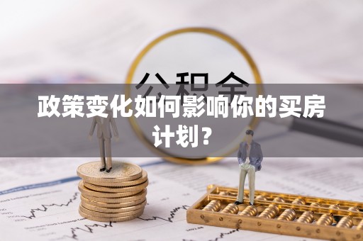 云林政策变化如何影响你的买房计划？