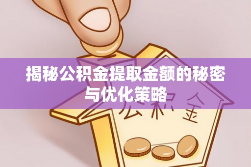 云林揭秘公积金提取金额的秘密与优化策略