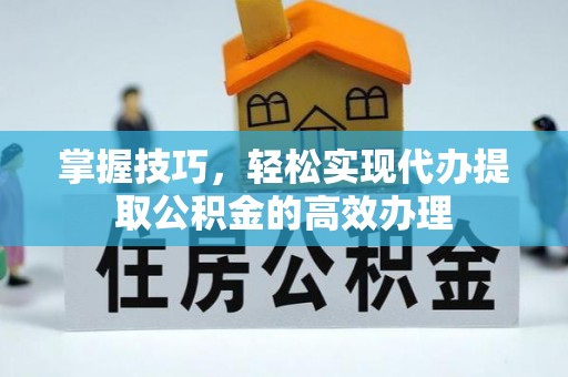 云林掌握技巧，轻松实现代办提取公积金的高效办理