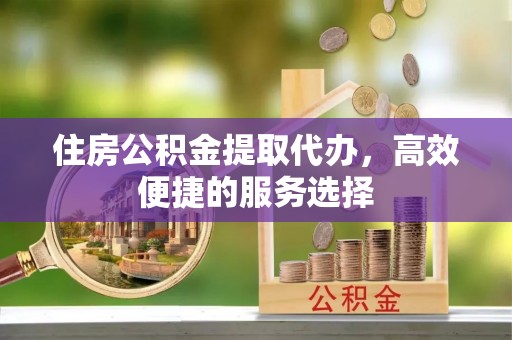 云林住房公积金提取代办，高效便捷的服务选择