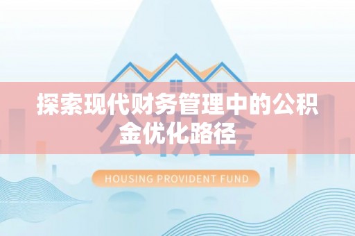 云林探索现代财务管理中的公积金优化路径