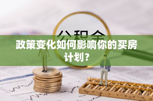 云林政策变化如何影响你的买房计划？