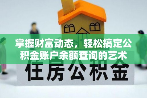 云林掌握财富动态，轻松搞定公积金账户余额查询的艺术