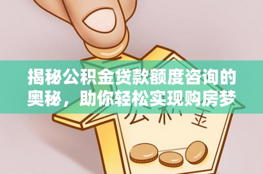 云林揭秘公积金贷款额度咨询的奥秘，助你轻松实现购房梦想