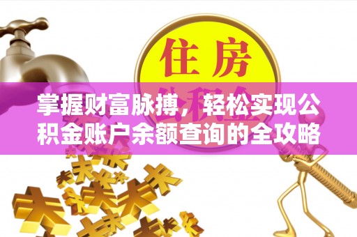 云林掌握财富脉搏，轻松实现公积金账户余额查询的全攻略