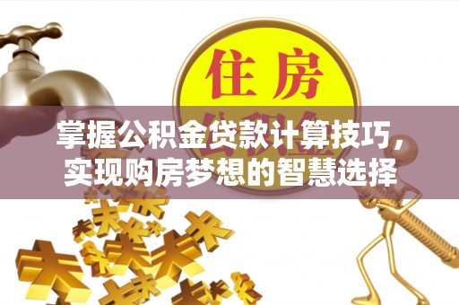 云林掌握公积金贷款计算技巧，实现购房梦想的智慧选择