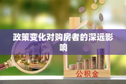 云林政策变化对购房者的深远影响