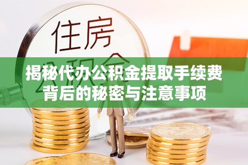 云林揭秘代办公积金提取手续费背后的秘密与注意事项