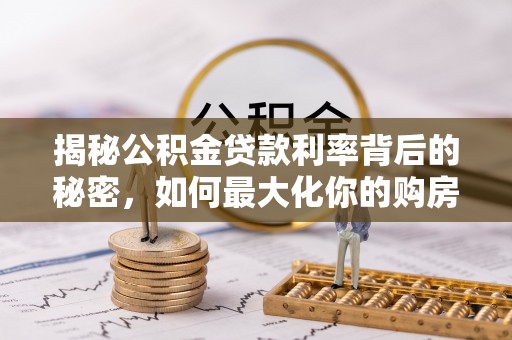 云林揭秘公积金贷款利率背后的秘密，如何最大化你的购房优势
