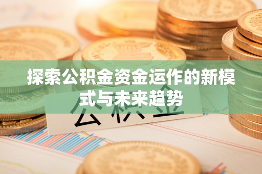 云林探索公积金资金运作的新模式与未来趋势