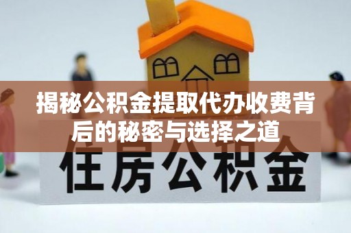 云林揭秘公积金提取代办收费背后的秘密与选择之道