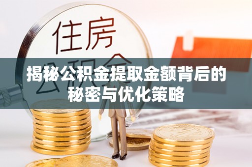 云林揭秘公积金提取金额背后的秘密与优化策略