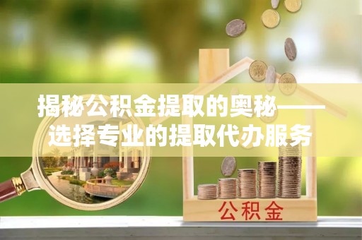 云林揭秘公积金提取的奥秘——选择专业的提取代办服务