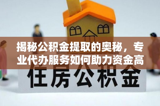 云林揭秘公积金提取的奥秘，专业代办服务如何助力资金高效管理