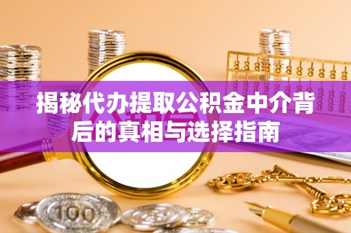 云林揭秘代办提取公积金中介背后的真相与选择指南