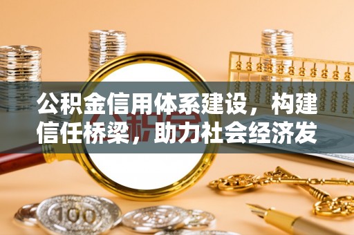 云林公积金信用体系建设，构建信任桥梁，助力社会经济发展