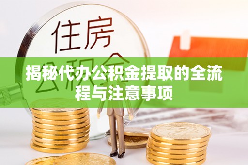 云林揭秘代办公积金提取的全流程与注意事项