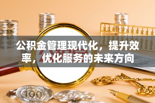 云林公积金管理现代化，提升效率，优化服务的未来方向