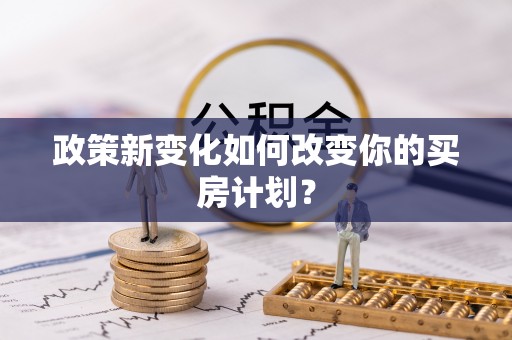 云林政策新变化如何改变你的买房计划？